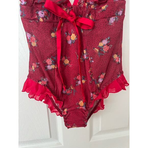 NWT We are HAH Butterfly Lingerie Bodysuit Coquette Fairy Whimsical Small $78 - Picture 7 of 14